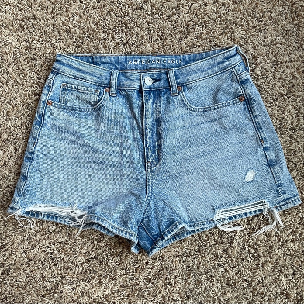 American Eagle High Rise Jean Shorts